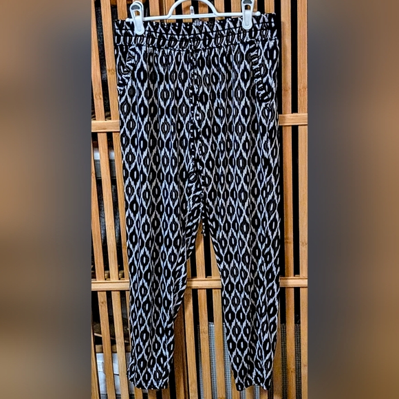 Design Lab Patterned Tapered Pants - Picture 1 of 4
